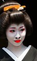 Tracing a Brunette Geisha/Geiko Woman
