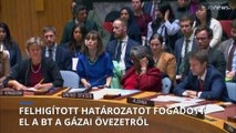 Felhigított határozatot fogadott el a Biztonsági Tanács Gázáról