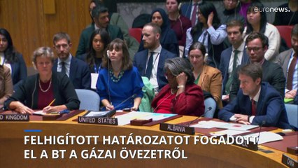Felhigított határozatot fogadott el a Biztonsági Tanács Gázáról