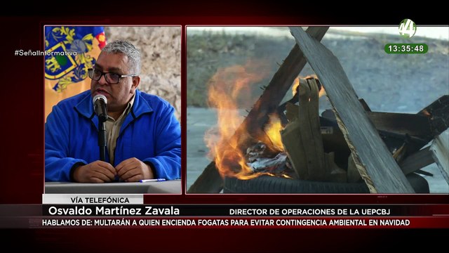 Osvaldo Martínez habla sobre el operativo anti-fogatas y contingencias atmosféricas