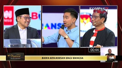 Didebat Soal IKN, Gibran Ungkit Muhaimin Potong Tumpeng dan Suruh Mahfud 'Googling'