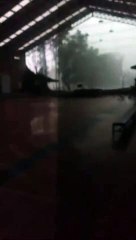 Desde adentro: el momento en el que el temporal azotó El Nacional