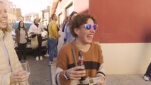 Así celebran en La Canyada (Alicante) el tercer premio de la Lotería de Navidad