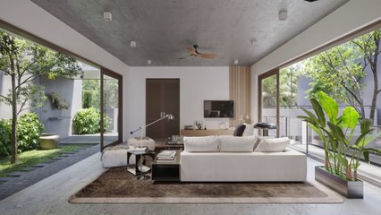 Light Filled Living Rooms Connected With Nature
