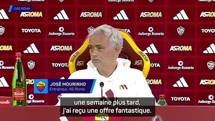 AS Rome - Mourinho : "Malgré toutes les difficultés, j'ai envie de rester ici"