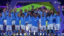 Watch the moment Manchester City lift Club World Cup trophy after thrashing Fluminense