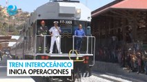 Tren Interoceánico inicia operaciones; buscará competir con el Canal de Panamá