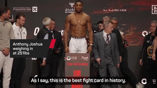 Eddie Hearn hails Joshua 'best heavyweight in the world'