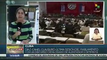 Pdte. cubano Díaz Canel clausura Última Sesión del Parlamento