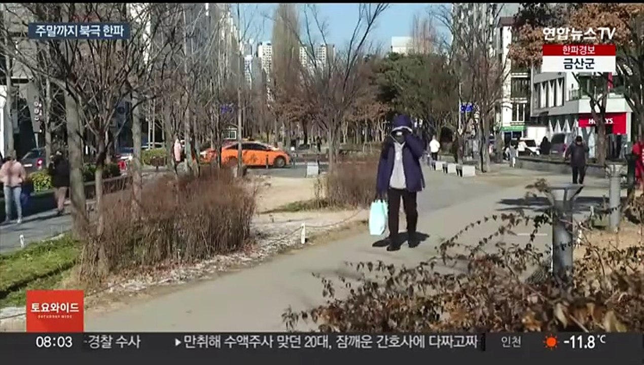 주말까지 냉동고 한파…8년 만의 화이트 크리스마스