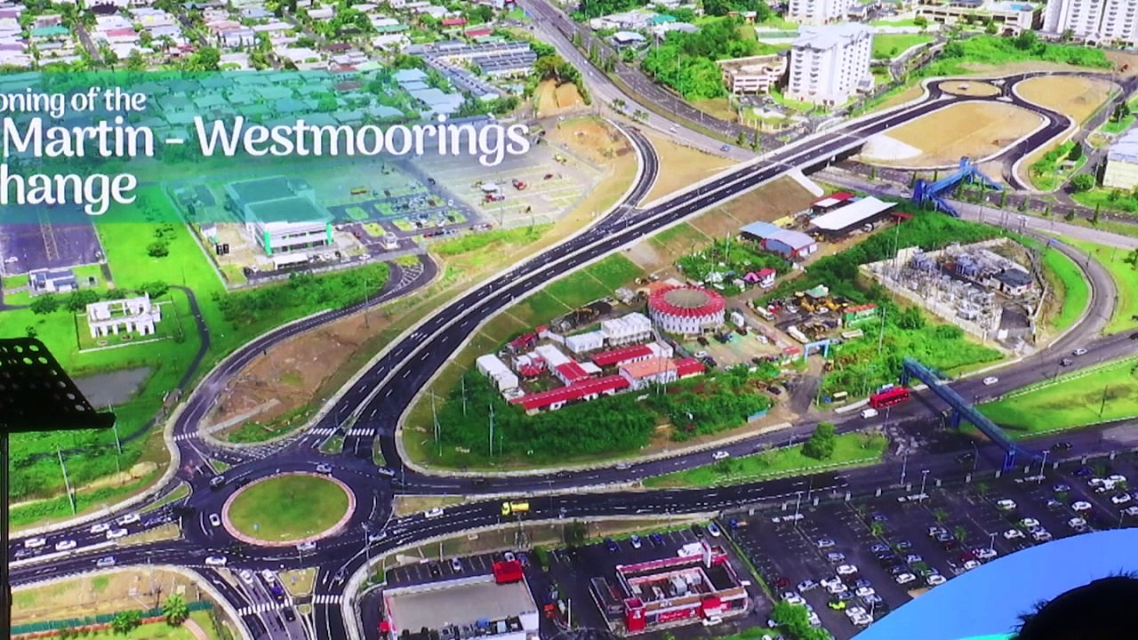 DIEGO MARTIN OVERPASS OPENS