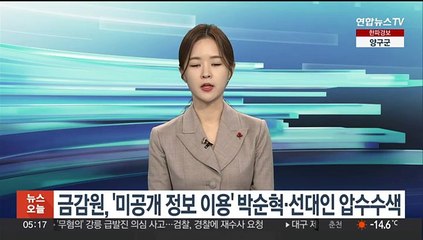 금감원, '미공개 정보 이용' 박순혁·선대인 압수수색
