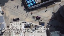 Before and after: drone shows devastation of Gaza