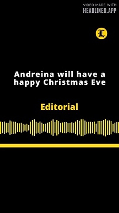 Editorial | Andreina will have a happy Christmas Eve