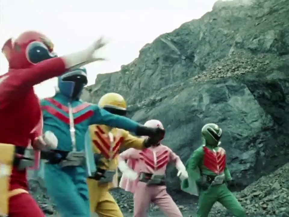Gorenger Vs Warrior Mask
