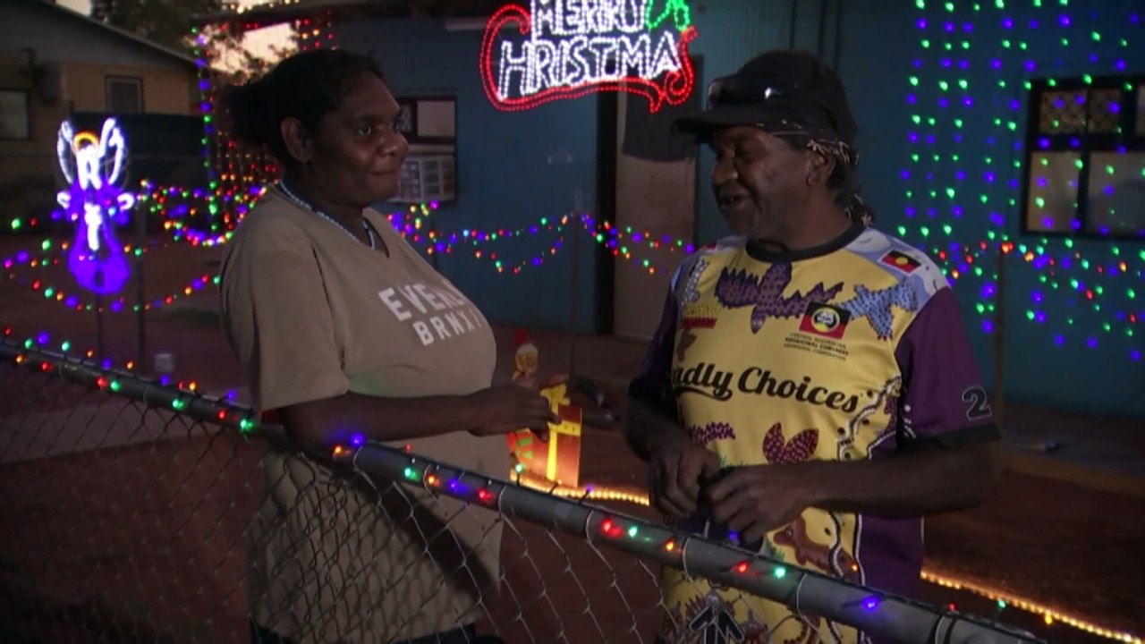 Remote NT community lit up for annual Christmas lights competition