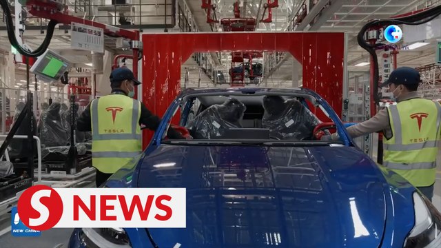 Tesla's new mega factory project in Shanghai officially launched