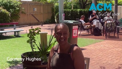 Courtney Hughes will be spending Christmas at Canberra Hospital