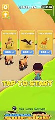 Level 24 | Animal Shifting: Transform Run #shorts #game #animalsforkids #gameplay #animalrace #pvz