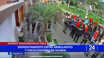 Huaral: ambulantes se enfrentan a fiscalizadores y agreden a alcalde en su casa