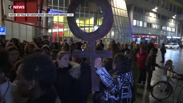 Mobilisation en soutien à l'élue agressée à Saint-Denis