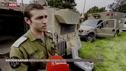 Avec les médecins qui soignent les soldats israéliens