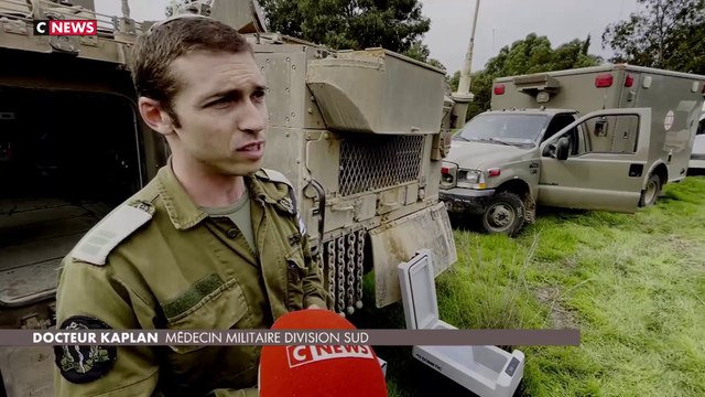 Avec les médecins qui soignent les soldats israéliens