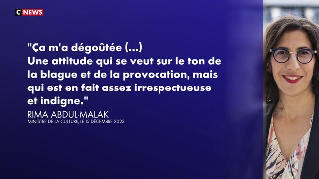 Emmanuel Macron désavoue Rima Abdul-Malak