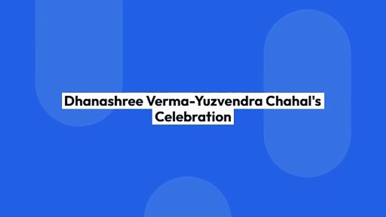 Sports news: Dhanashree Verma-Yuzvendra Chahal's Celebration