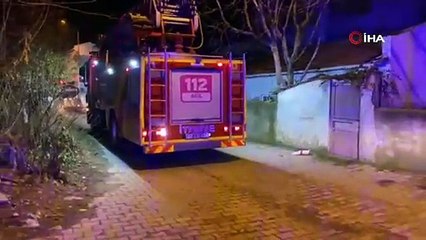 Edirne'de elektrikli sobadan yangın çıktı: 1 yaralı