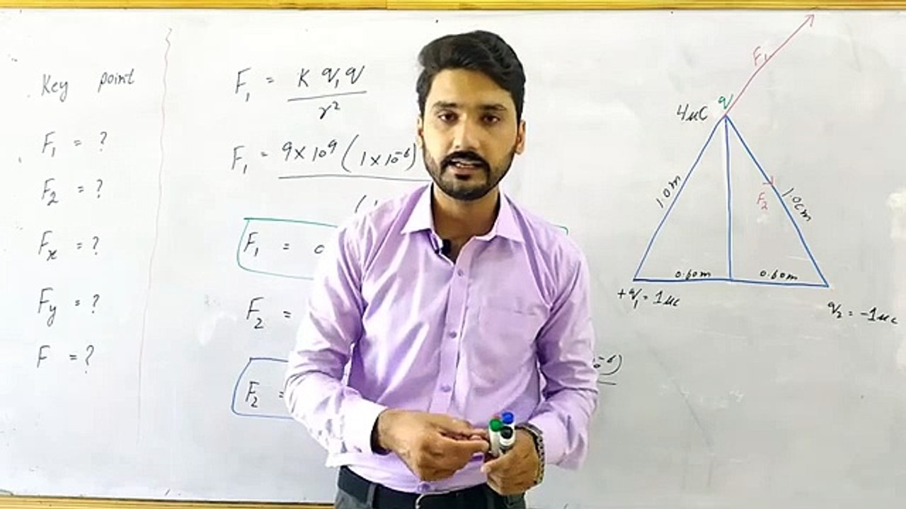 Numerical 12.1 to 12.4  chapter 12 electrostatics - 12th class physics - physics ka safar