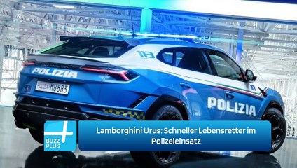 Lamborghini Urus: Schneller Lebensretter im Polizeieinsatz