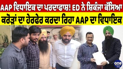 AAP ਵਿਧਾਇਕ ਦਾ ਪਰਦਾਫਾਸ਼!ED ਨੇ ਸ਼ਿਕੰਜਾ ਕੱਸਿਆ,ਕਰੋੜਾਂ ਦਾ ਹੇਰਫੇਰ ਕਰਦਾ ਰਿਹਾ AAP ਦਾ ਵਿਧਾਇਕ|OneIndia Punjabi