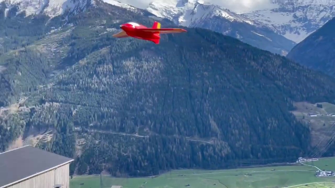 Me163 Landung am Südhang