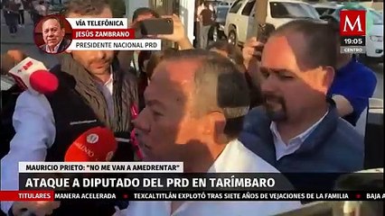¿Cómo responde el PRD ante el ataque armado al diputado Mauricio Prieto?