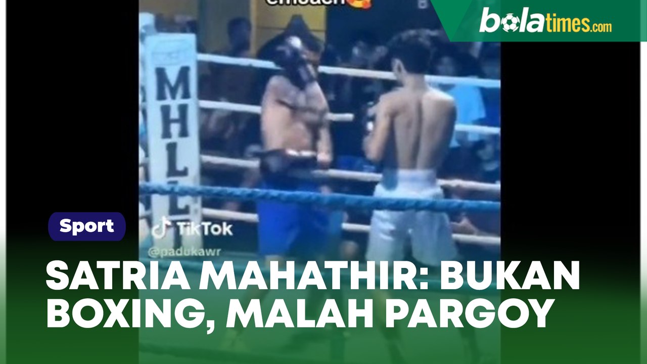 Tingkah Satria Mahathir Kelabakan Dihujani Tinju Maliki Somma, Bukan Boxing Malah Pargoy hingga Cium Lawan
