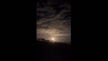 SpaceX launch lights up night sky over Cape Canaveral