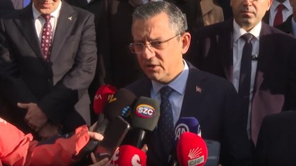 CHP lideri Özel: Çok ağır duygular içerisindeyiz