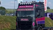 Andreas Nitteberg Scania V8 at Ciney Truckshow