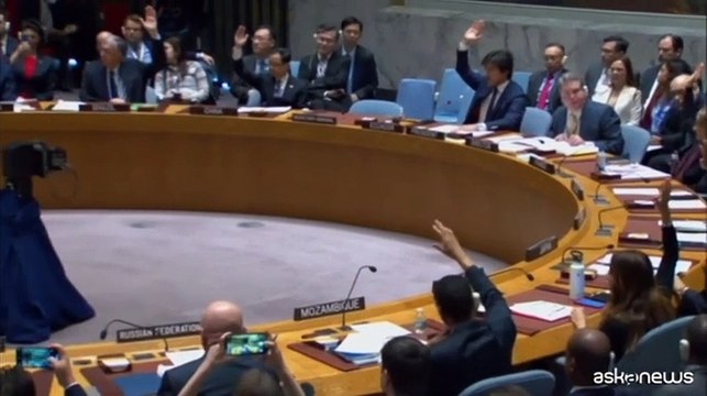 M.O. Consiglio sicurezza vota per aiuti su vasta scala a Gaza