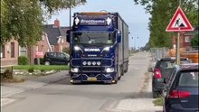 Scania v8 Tom brontsema onboard _ open pipe sound