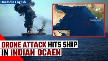 Israel-linked merchant vessel hit by drone attack in Indian Ocean, alert issued | Oneindia