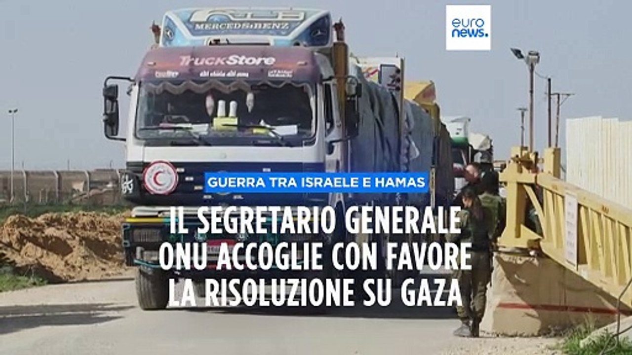 Scontento per la risoluzione aiuti a Gaza, Guterres: "Cessate il fuoco umanitario necessario"
