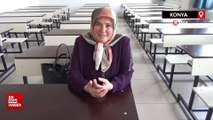 Konya'da 50 yaşındaki kadın çocukluk hayalini gerçekleştirdi