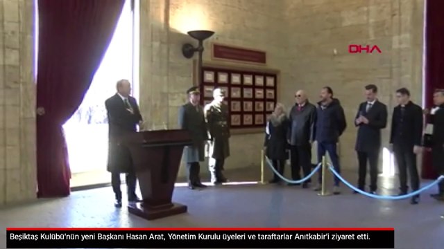 Beşiktaş Kulübü'nden Anıtkabir'e ziyaret