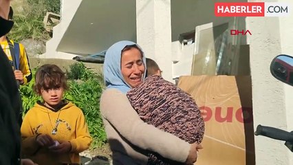 Orhangazi'de çıkan yangında mahsur kalan aile komşuları tarafından kurtarıldı