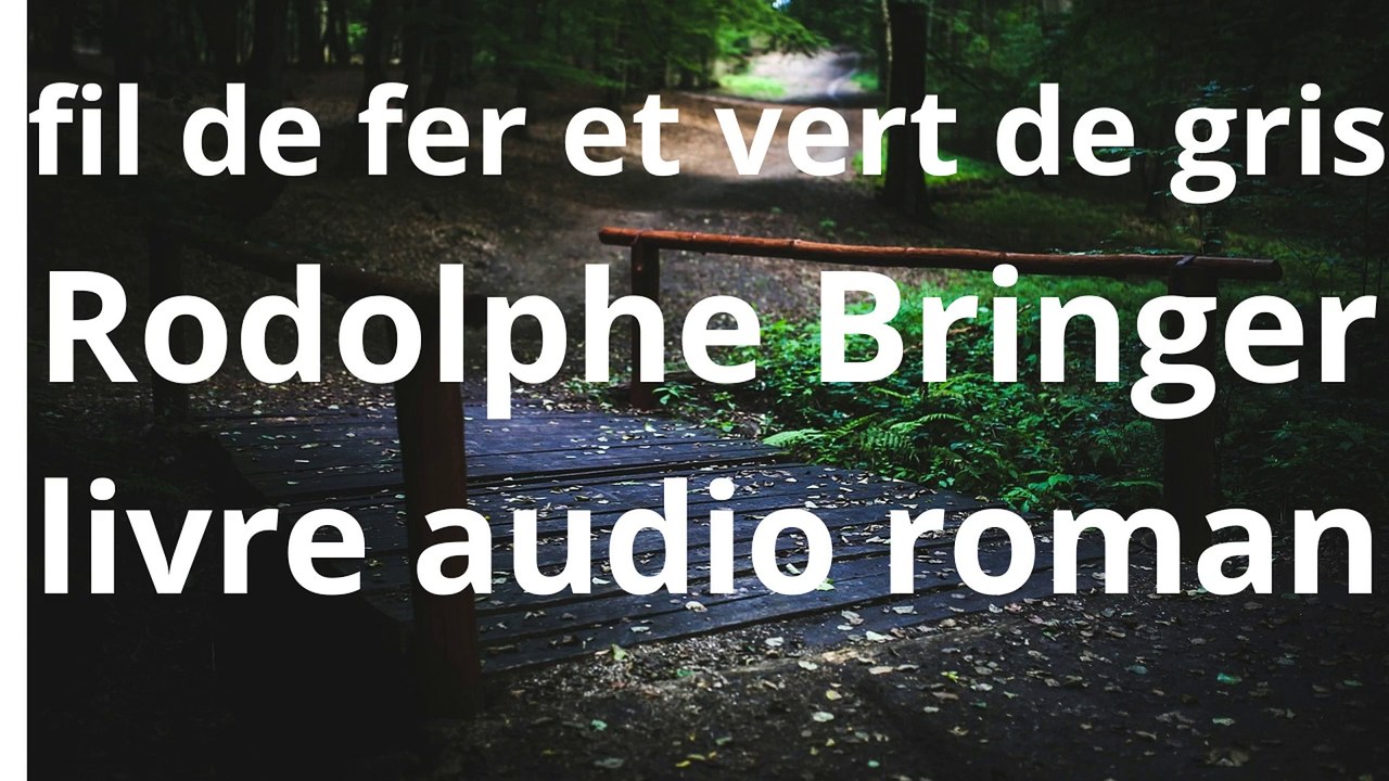 fil de fer et vert de gris livre audio roman de Rodolphe Bringer