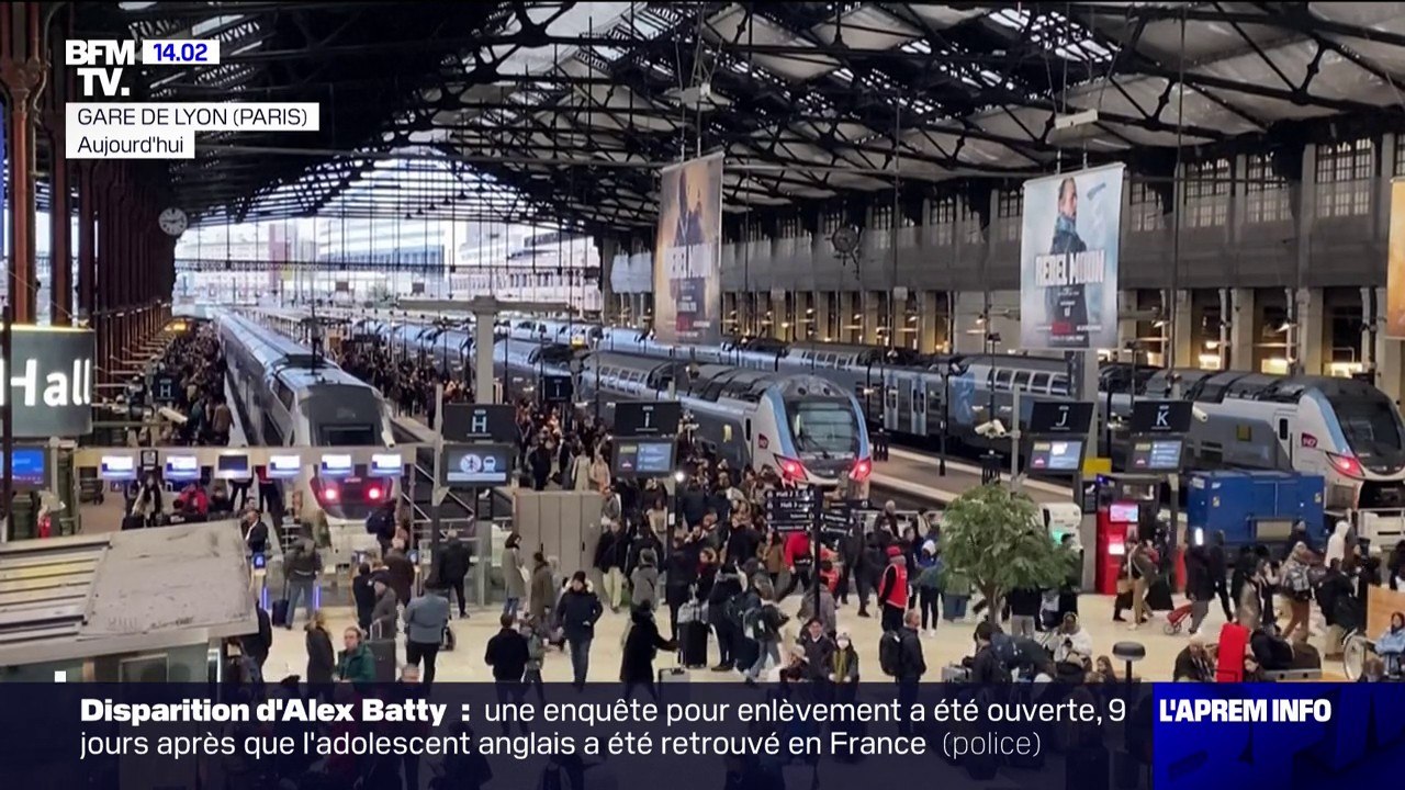 Les gares prises d'assaut pour ce premier week-end des vacances de Noël