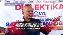 Kata Timnas AMIN soal Gibran Sindir Cak Imin Ikut Potong Tumpeng di IKN Tapi Sekarang Menolak