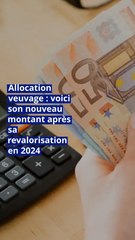 Allocation veuvage : voici son nouveau montant après sa revalorisation en 2024